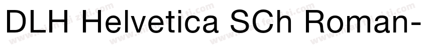 DLH Helvetica SCh Roman字体转换
